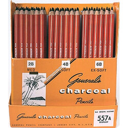 General's 6B Ex-Soft Chacoal Pencil 557 